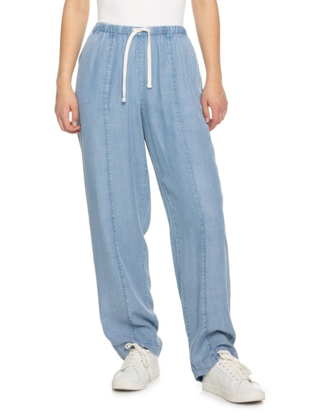 Jane and Delancey Crosshatch Casual Vintage Blue Pants M NWT